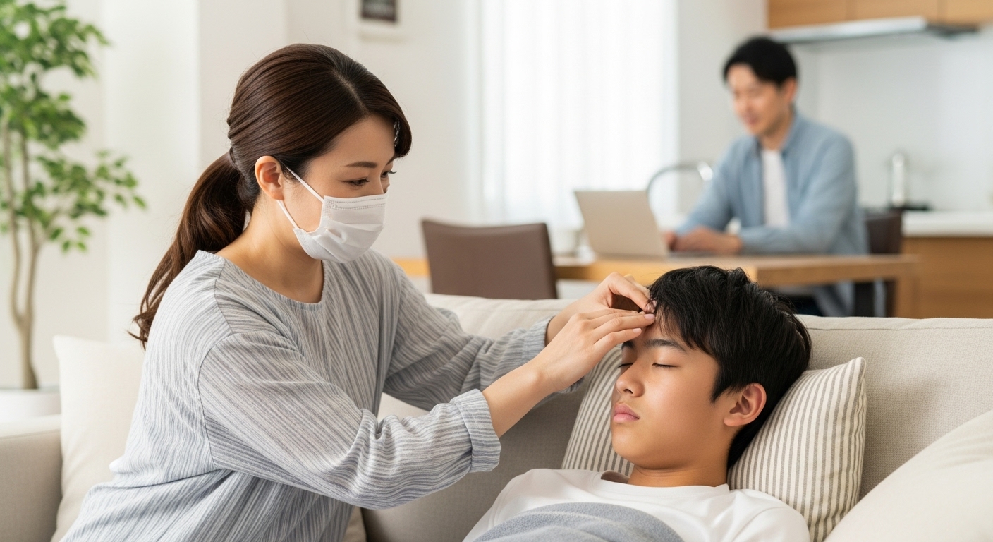 家族が発症したときの“当日プロトコル”