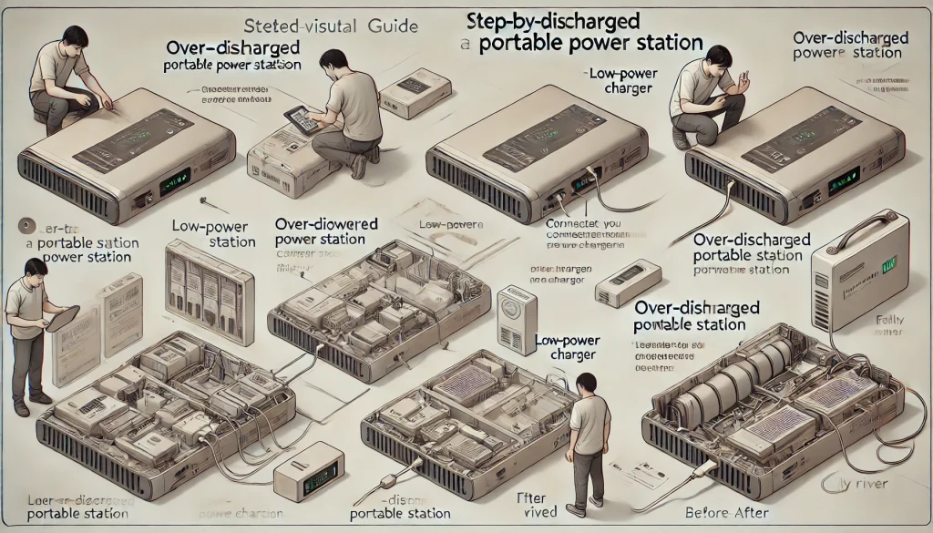 ポータブル電源過放電復活の実践的手順