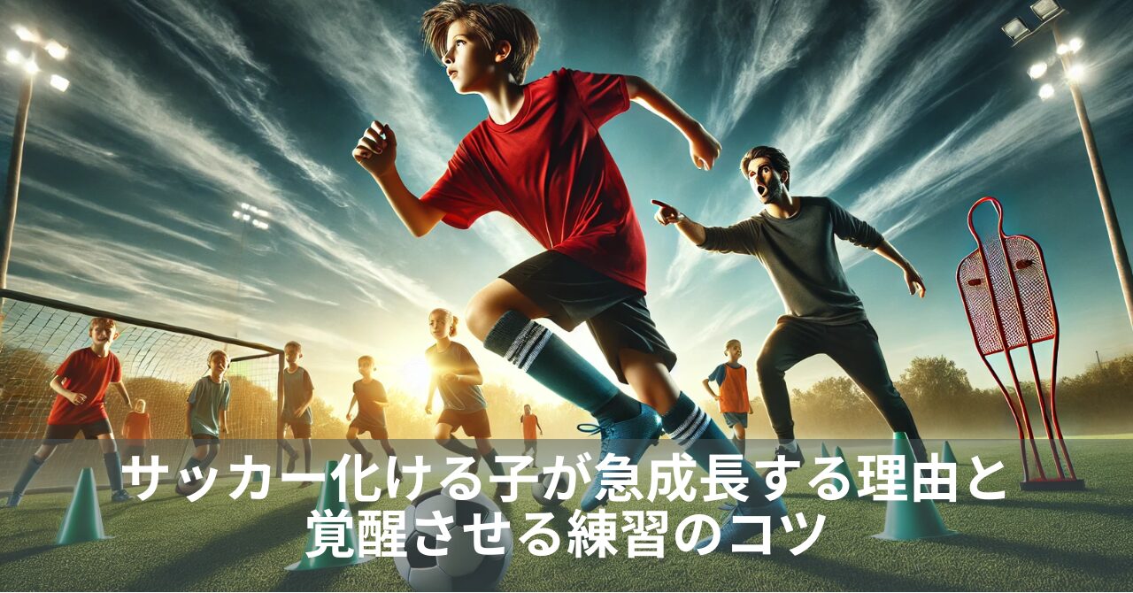 サッカー化ける子が急成長する理由と覚醒させる練習のコツ