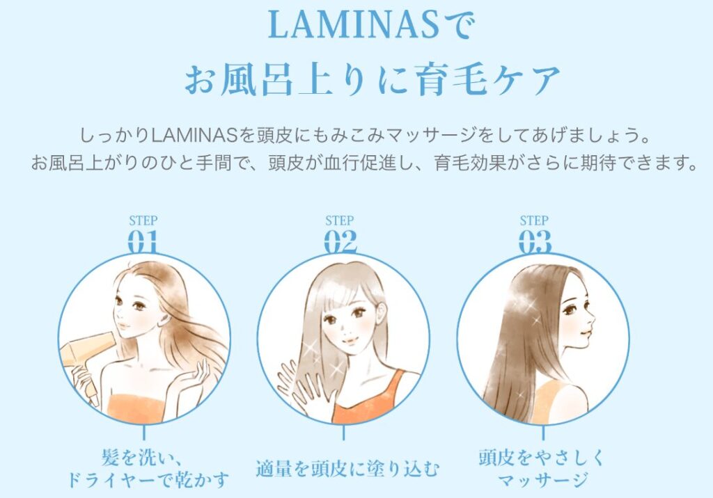 女性用育毛剤ラミナスの概要