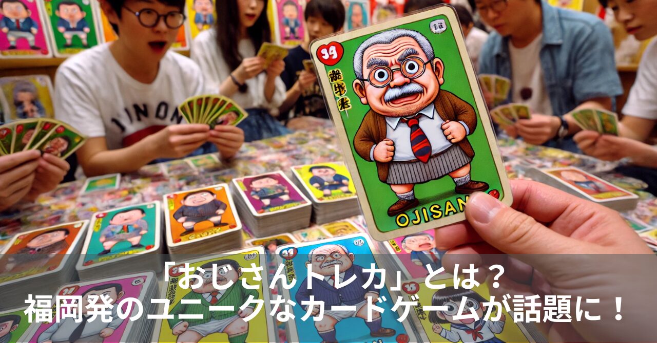 「おじさんトレカ」とは？地域活性化の新しい形！福岡発のユニークなカードゲームが話題に！ | 暮らしのまどぐち