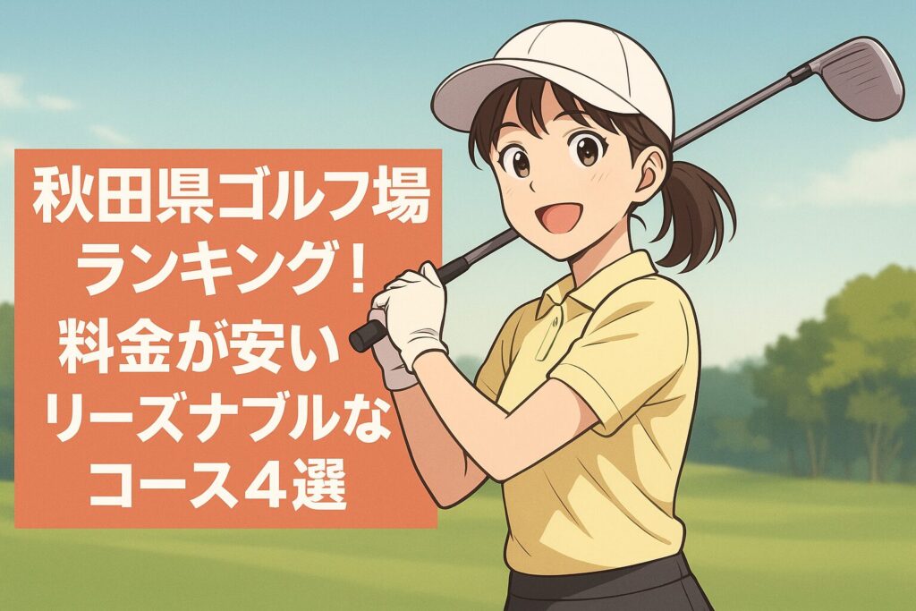 秋田県ゴルフ場ランキング！料金が安いリーズナブルなコース4選