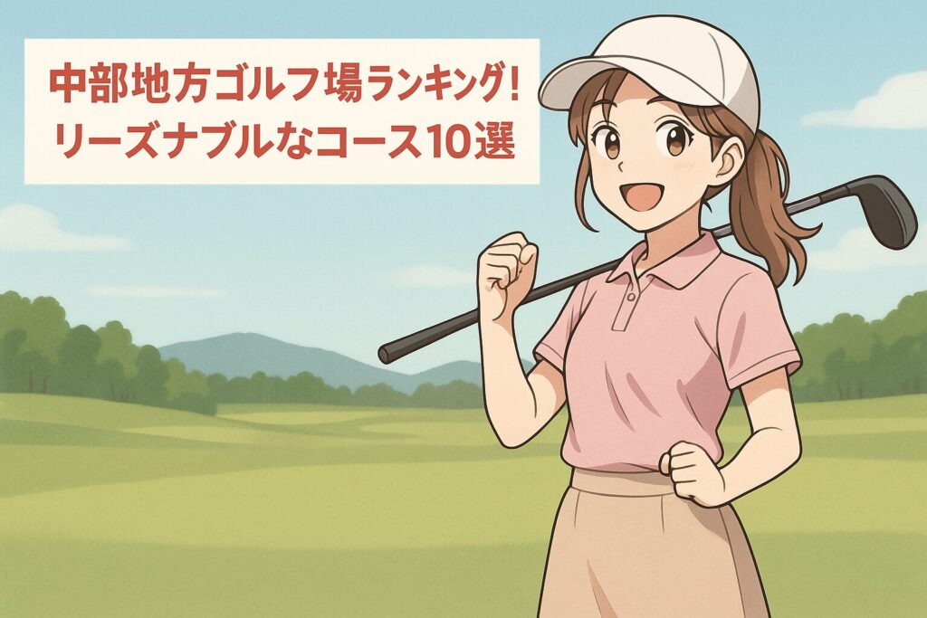 中部地方ゴルフ場ランキング！料金が安いリーズナブルなコース10選