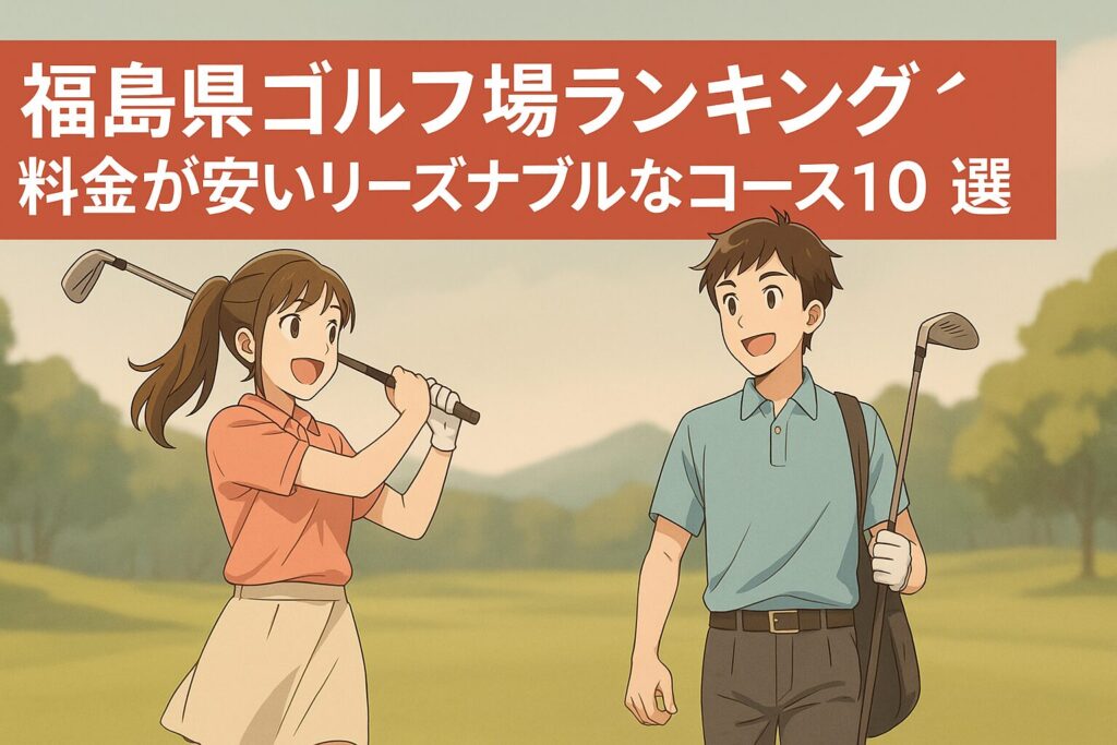 福島県ゴルフ場ランキング！料金が安いリーズナブルなコース10選