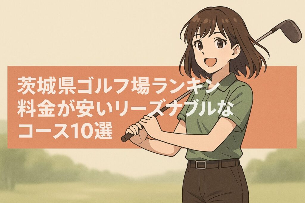 茨城県ゴルフ場ランキング！料金が安いリーズナブルなコース10選