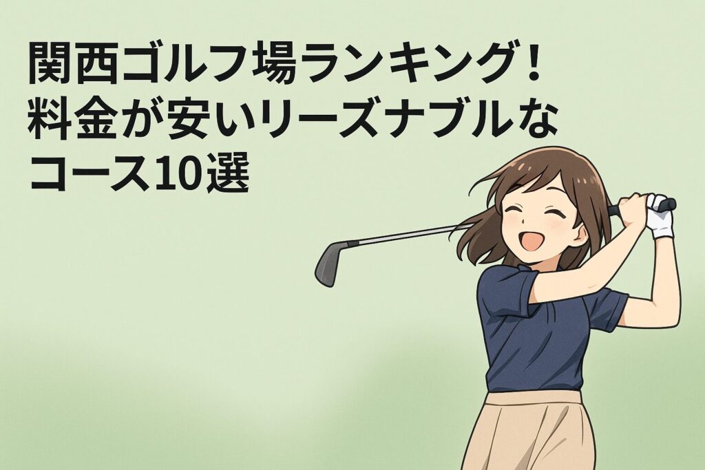 関西ゴルフ場ランキング！料金が安いリーズナブルなコース10選