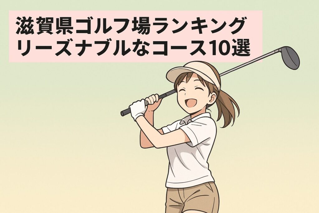 滋賀県ゴルフ場ランキング！料金が安いリーズナブルなコース10選
