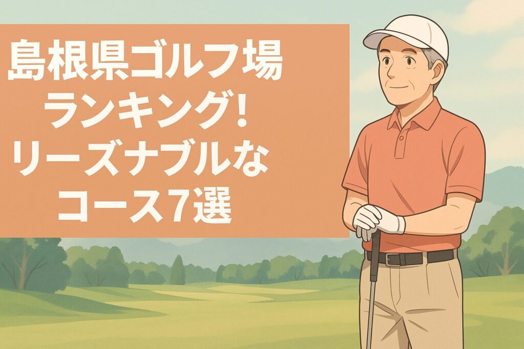 島根県ゴルフ場ランキング！料金が安いリーズナブルなコース7選