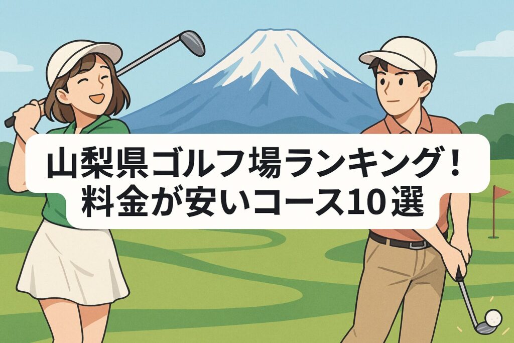 山梨県ゴルフ場ランキング！料金が安いリーズナブルなコース10選