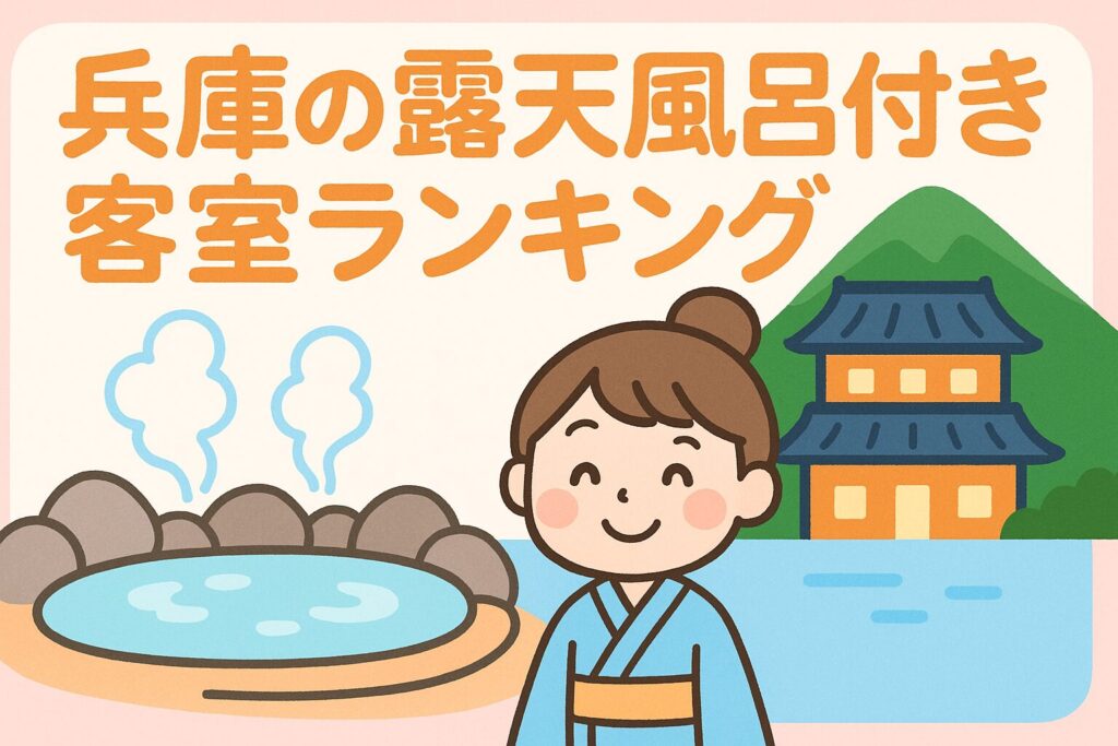 兵庫県の露天風呂付き客室が人気の温泉宿おすすめランキング｜価格・眺望・口コミから厳選！