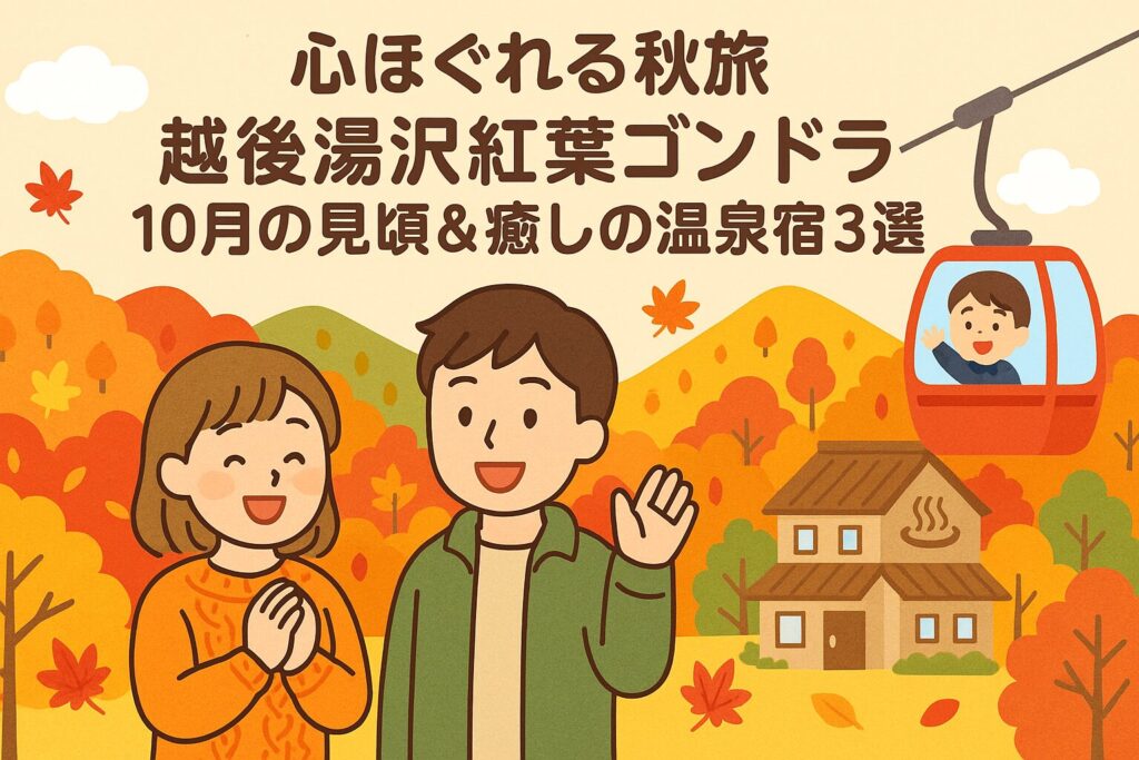 【心ほぐれる秋旅】越後湯沢紅葉ゴンドラ10月の見頃＆癒しの温泉宿3選
