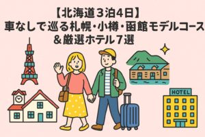 【北海道3泊4日】車なしで巡る札幌・小樽・函館モデルコース＆厳選ホテル7選