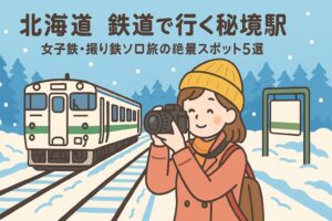 北海道 冬 鉄道で行く秘境駅｜女子鉄・撮り鉄ソロ旅の絶景スポット5選