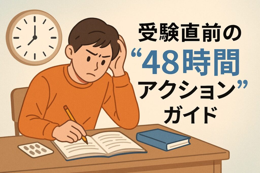 受験直前の“48時間アクション”ガイド