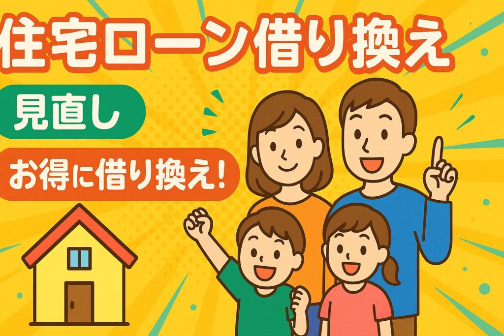 住宅ローン借り換えおすすめの選び方｜返済額が年間30万円安くなるコツ