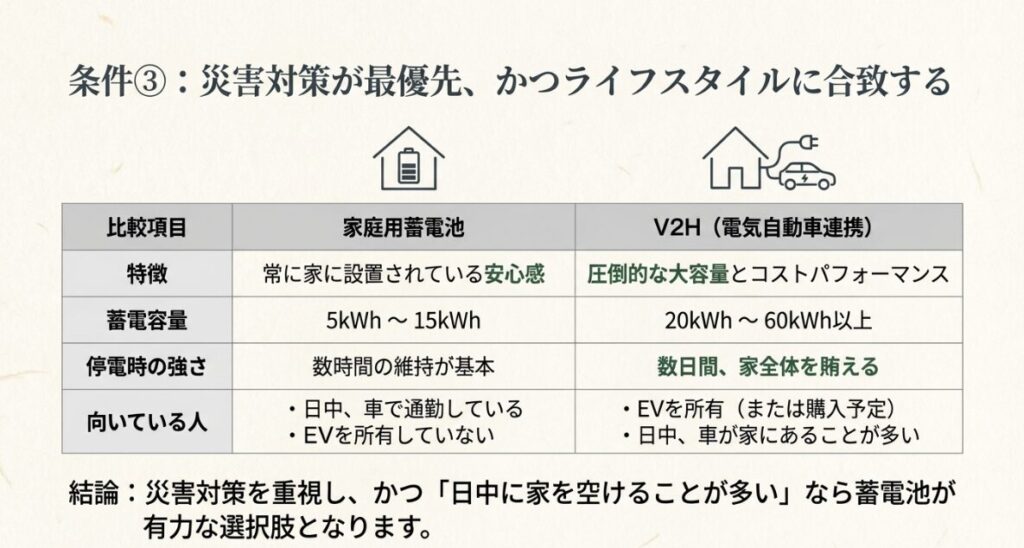 売電価格が8円から10円に下がる一方で、高い電気（30円以上）を買わずに自家消費することで損をなくす仕組み