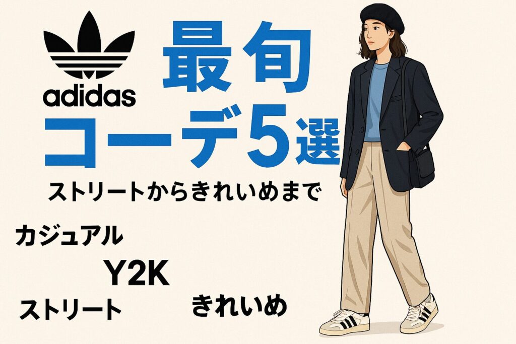 アディダス アスターの最旬コーデ5選｜ストリートからきれいめまで徹底解説