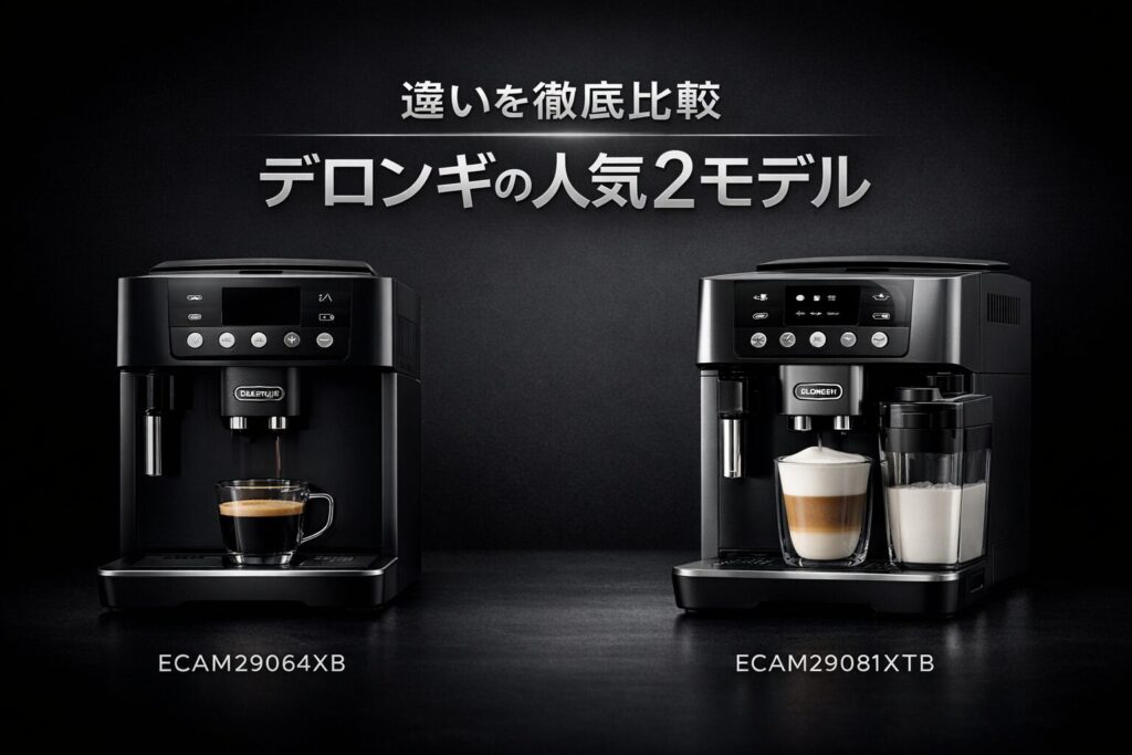 ECAM29064XBとECAM29081XTBの違い