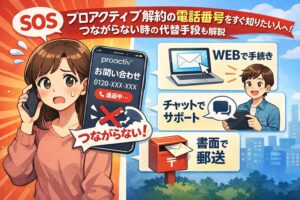 プロアクティブ解約電話番号をすぐ知りたい人へ！つながらない時の代替手段も解説